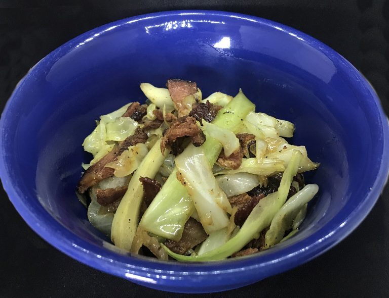 Keto Bacon & Cabbage Stir Fry
